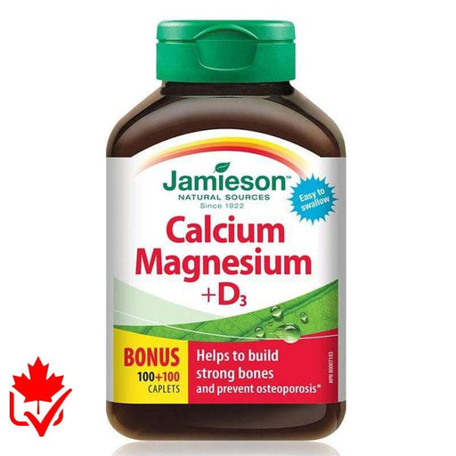 Jamieson Cal-Mag 2:1+ Vitamin D 200 caps 064642026743