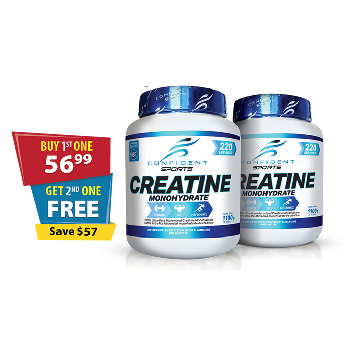 Confident Sports Creatine Monohydrate 1100g