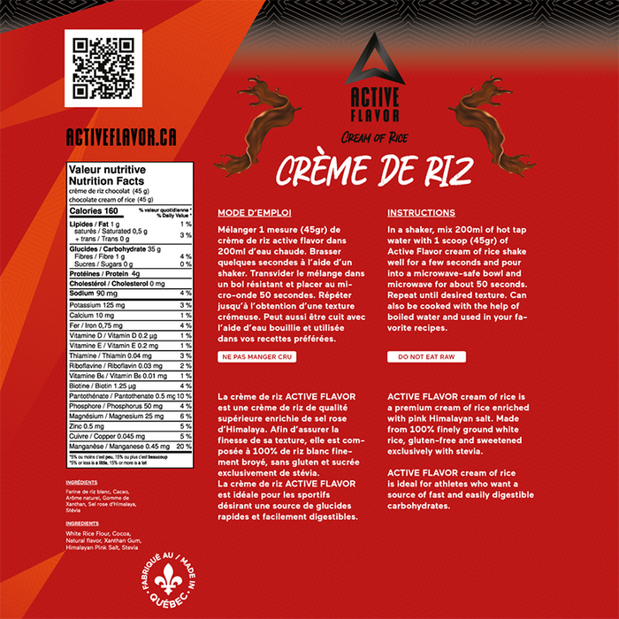 Active Flavor Cream of Rice 1.5kg