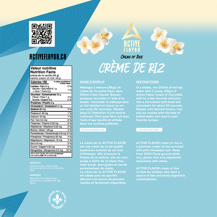 Active Flavor Cream of Rice 1.5kg