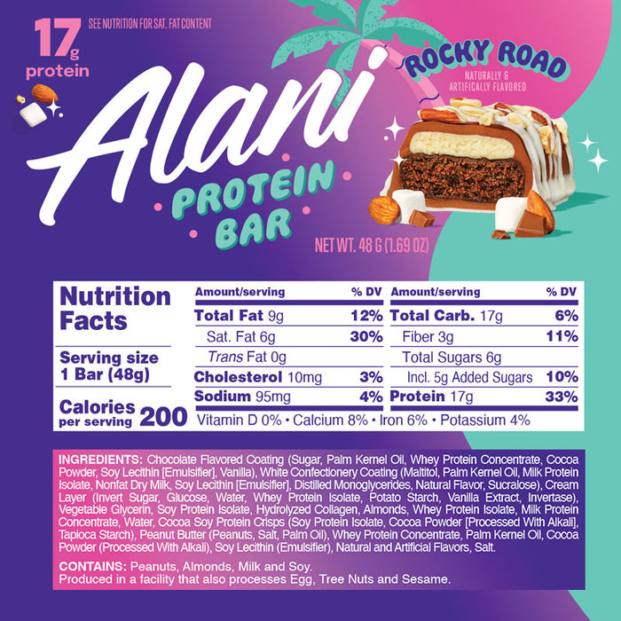 Alani Barre de Protéine Boîte de 12 || Alani Protein Bar Box of 12