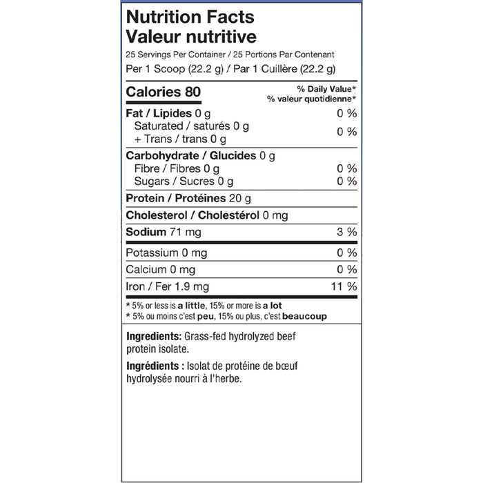 ALT Grass Fed Beef Protein 575g