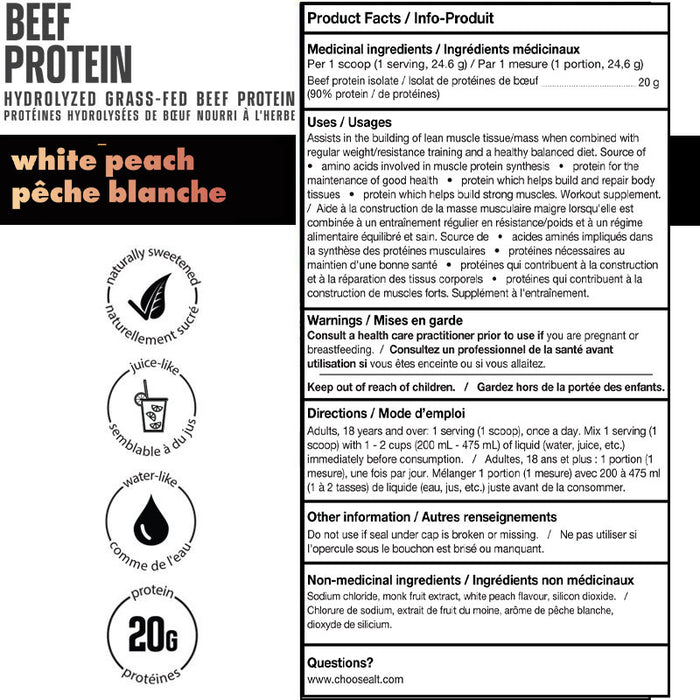 ALT Grass Fed Beef Protein 575g