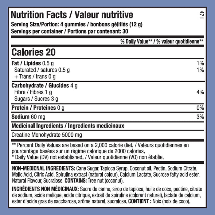 ANS Creatine Gummies 120 gummies