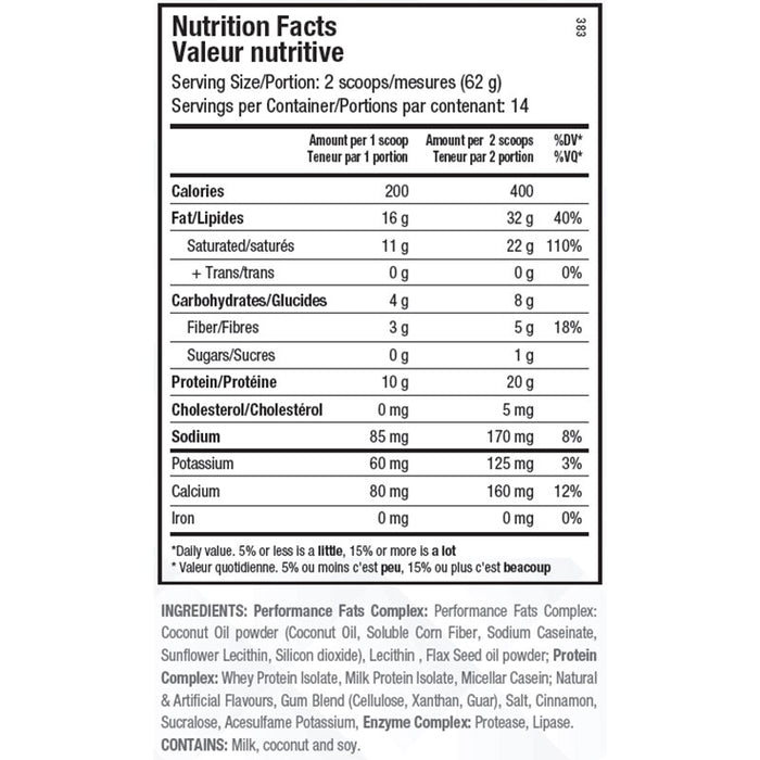 ANS KETO SHAKE 2lbs