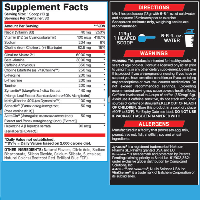ABE Ultimate Pre-workout 390g