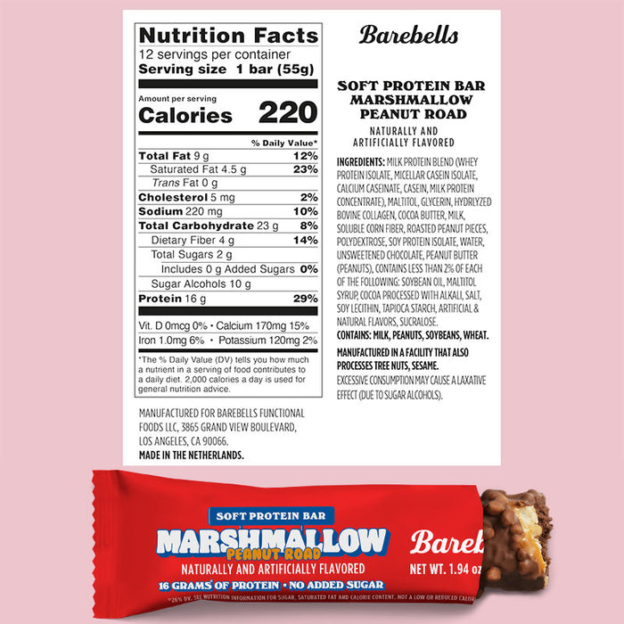 Barre individuelle Barebells Soft Protein Bar (1)|| Barebells Soft Individual Protein Bar (1)