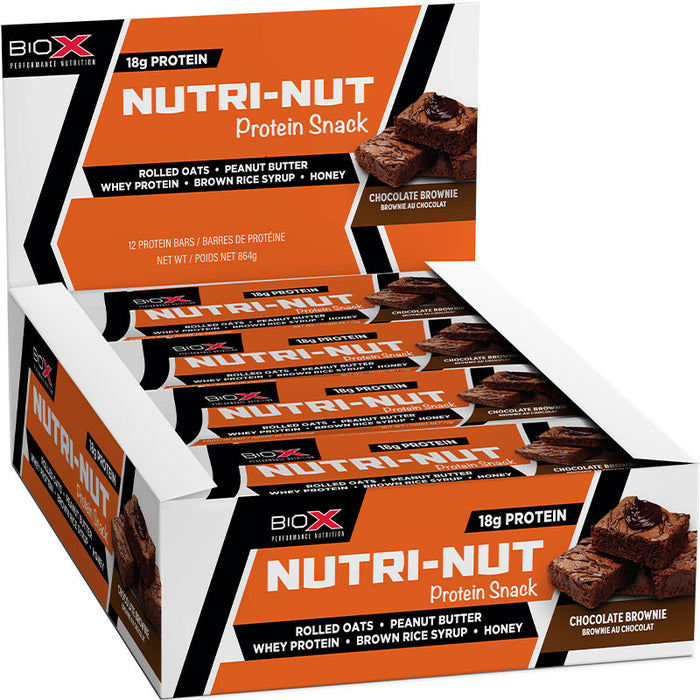 Boîte de 12 barres Biox Nutri-Nut || BioX Nutri-Nut Bar Box of 12