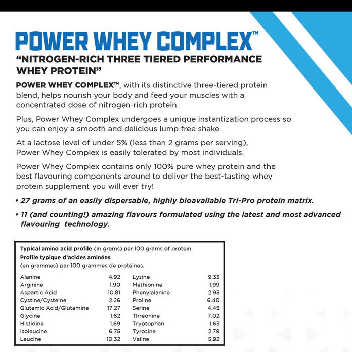 Biox Power Whey Complex 5lb