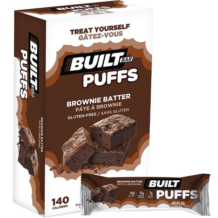 Boîte de barres Built Puffs (12) || Box Built Puffs Protein Bar (12)
