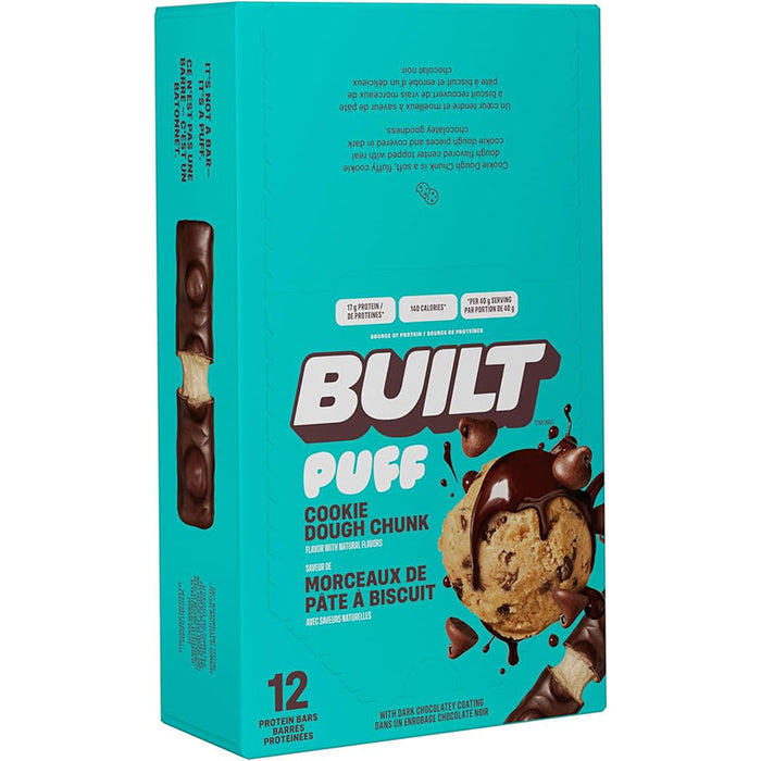 Boîte de barres Built Puffs (12) || Box Built Puffs Protein Bar (12)