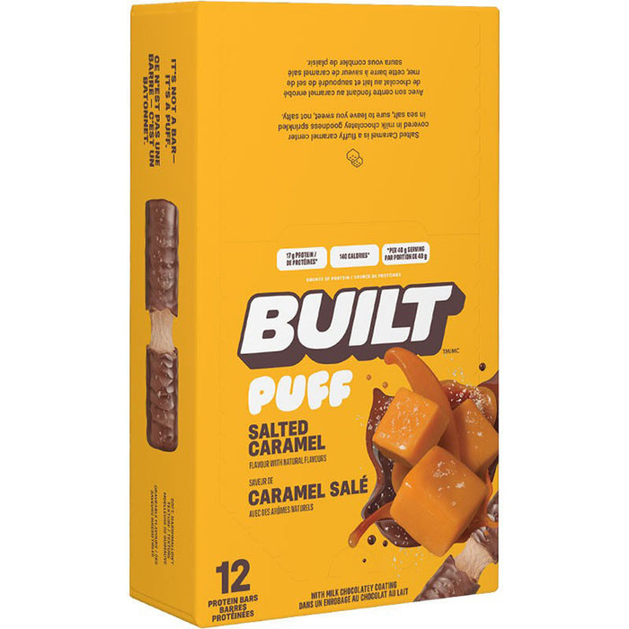 Boîte de barres Built Puffs (12) || Box Built Puffs Protein Bar (12)