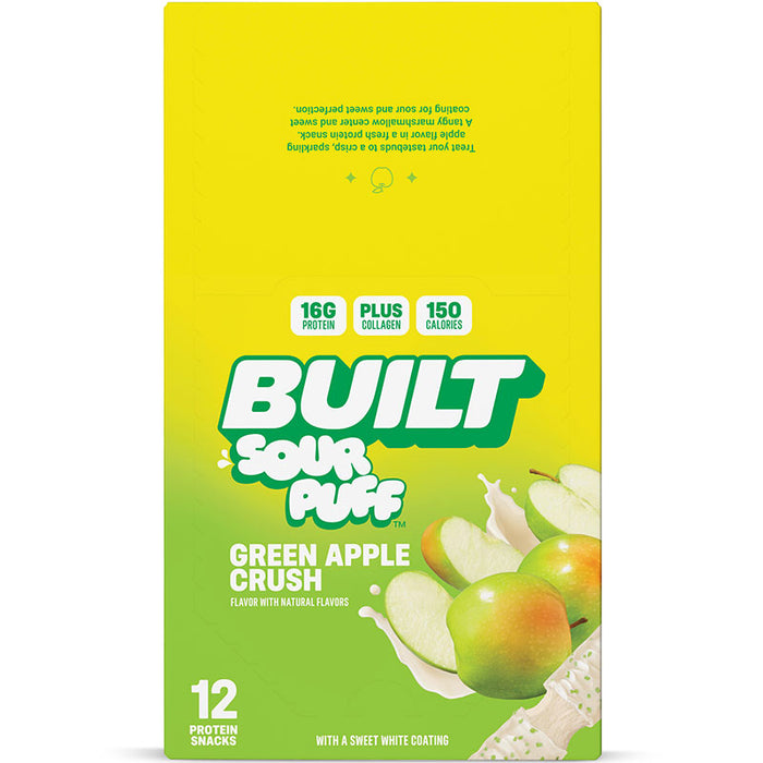 Boîte de barres Built Sour Puffs (12) || Box Built Sour Puffs Protein Bar (12)