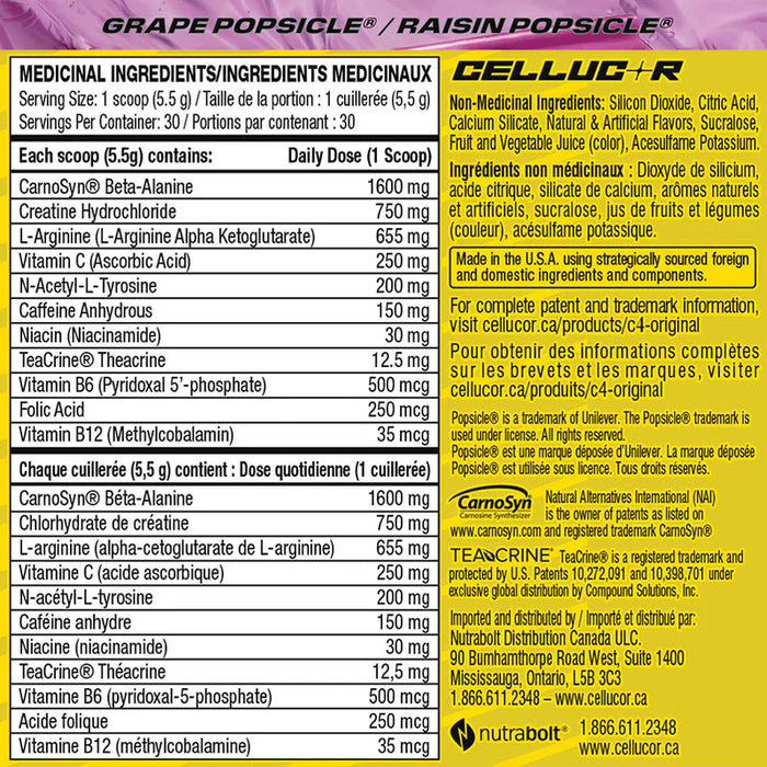 Cellucor C4 Original 165g