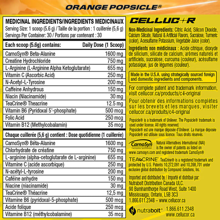 Cellucor C4 Original 165g
