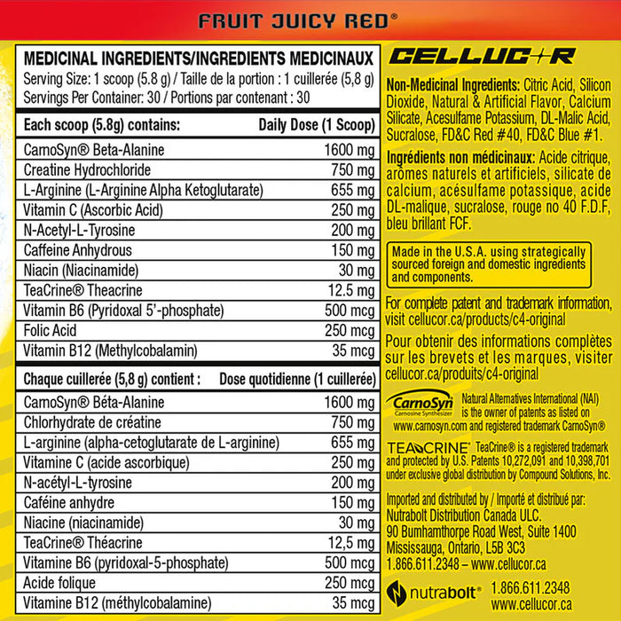Cellucor C4 Original 165g