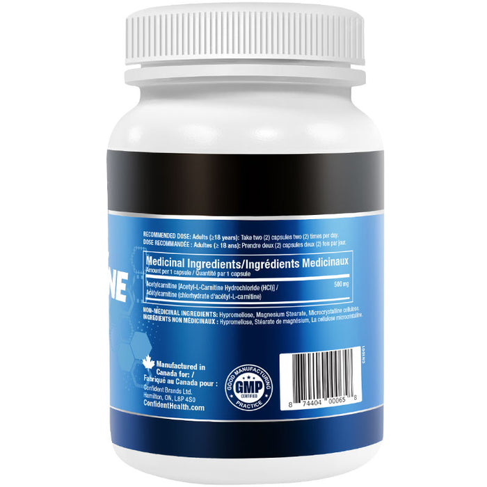 Confident Sports Acetyl L-Carnitine 60 caps Popeye's Supplments Confident Sports Acetyl L-Carnitine 60 caps Popeye's Supplments