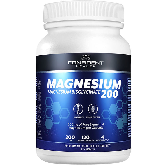 Confident Sports Magnesium Bisglycinate 120 caps