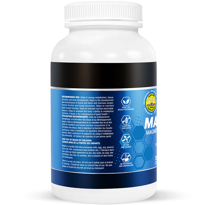 Confident Sports Magnesium Bisglycinate 360 caps