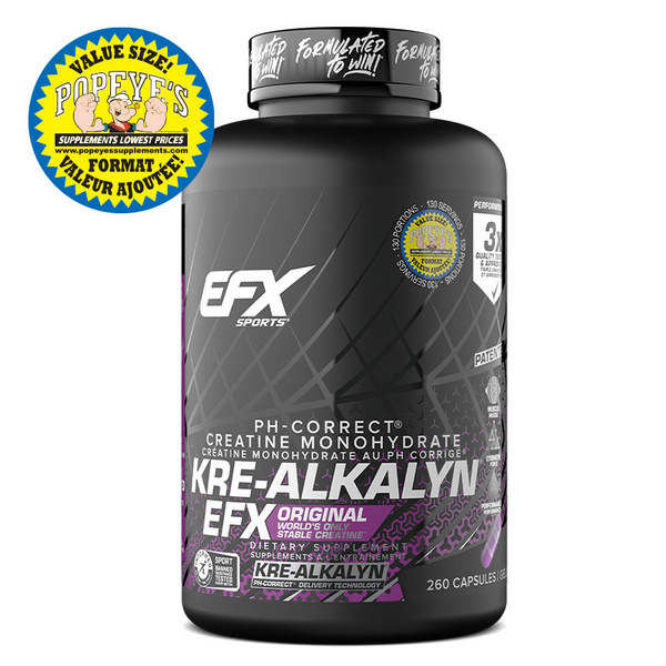 EFX KreAlkalyn 260 caps — Popeye's Suppléments