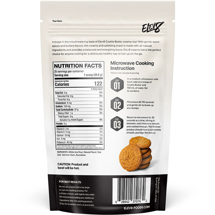 Elev8 Crème de riz 868g || Elev8 Foods Cream of rice 868g