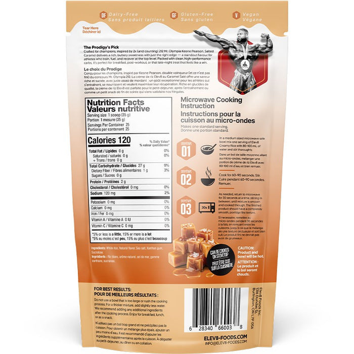 Elev8 Crème de riz 868g || Elev8 Foods Cream of rice 868g