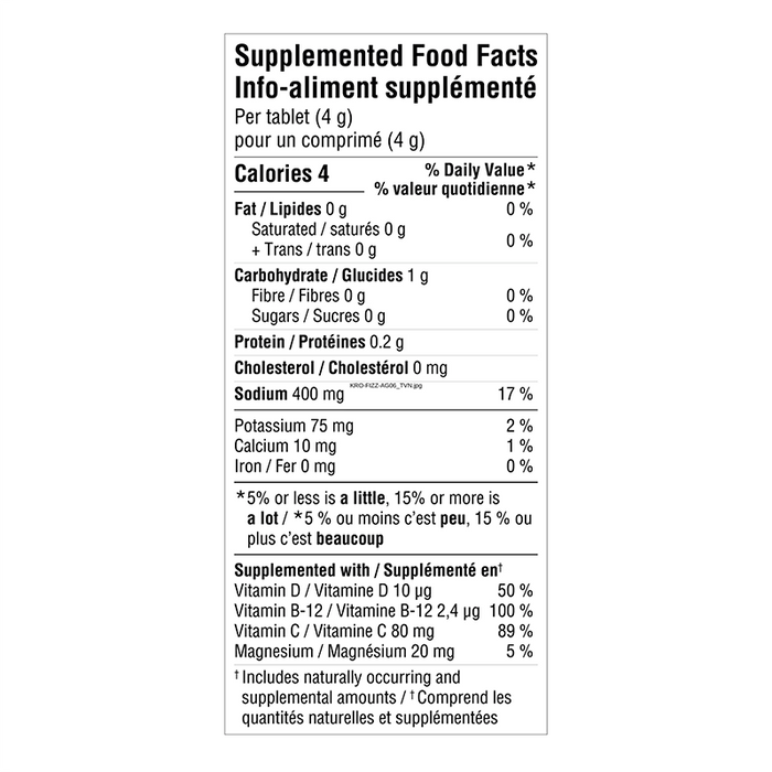 Électrolytes Effervescents Krono || Krono Effervescent Electrolytes