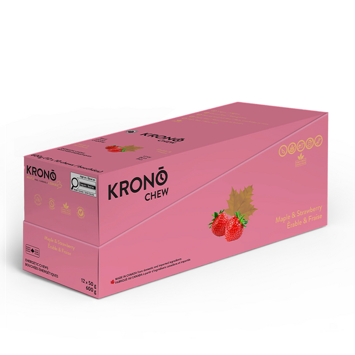 Krono boîte de 12 sac Bouchées Énergétiques (12) || Krono box of 12 bags of Energetic Chews