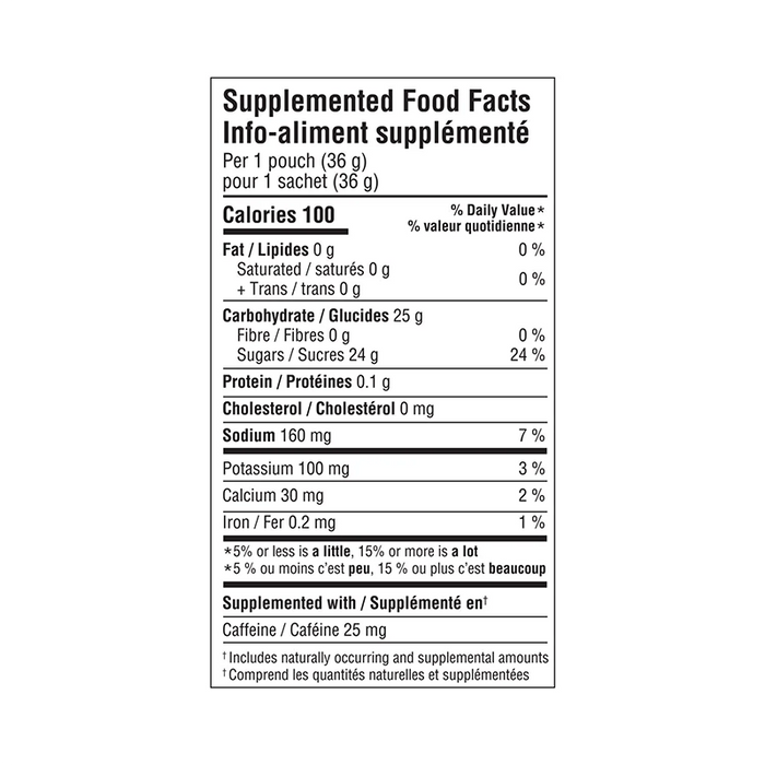 Krono Boîte de 24 gels d'éngergie || Krono Box of 24 energy gels