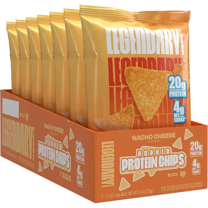 Legendary Foods Protein Chips Boîte de 7 || Legendary Foods Protein Chips Box of 7