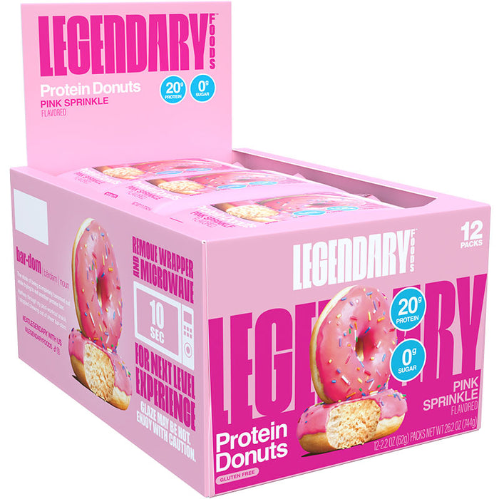 Legendary Foods Protein Donuts Boîte de 12 || Legendary Foods Protein Donuts Box of 12