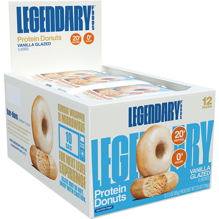 Legendary Foods Protein Donuts Boîte de 12 || Legendary Foods Protein Donuts Box of 12