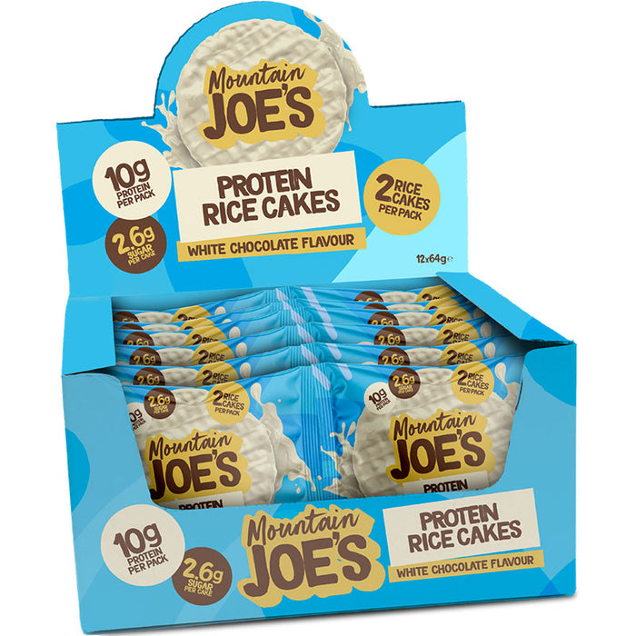 Mountain Joe's Protein Rice Cakes Boîte de 12|| Mountain Joe's Protein Rice Cakes Box of 12