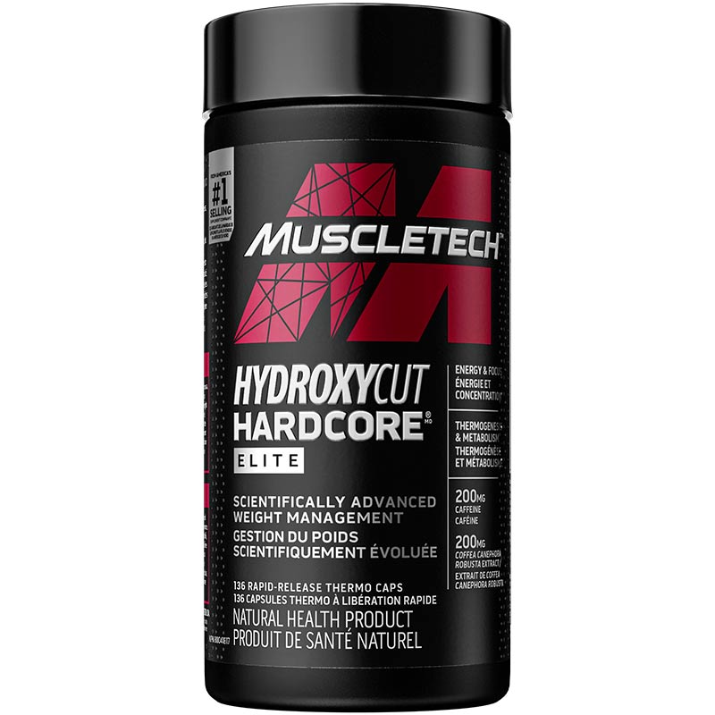 MuscleTech Hydroxycut Hardcore Elite 136 caps — Popeye's Suppléments