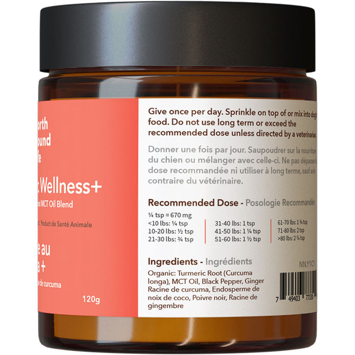 North Hound Life Tumeric Wellness+ 125g