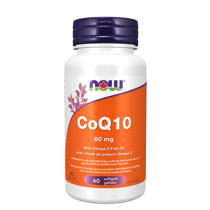 NOW CoQ10 60mg 60 caps