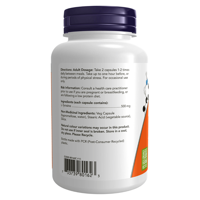 NOW L-Tyrosine 500mg (FreeForm) 120 caps