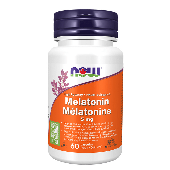 NOW Melatonin 5mg 60 caps