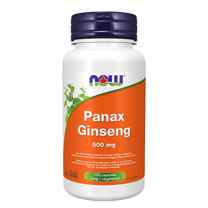 NOW Panax Ginseng Extract 500mg 100 caps