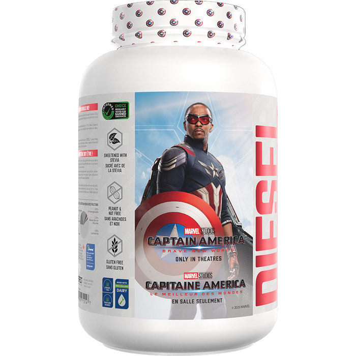 Édition Limitée Perfect Sports Diesel 2lbs Marvel Studios: Captain America || Limited Edition Box Set Perfect Sports Diesel 2lb Marvel Studios: Captain America