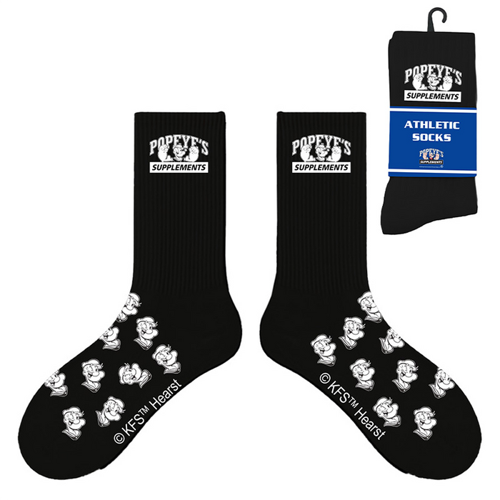 Bas Athlétique Popeye's Suppléments || Popeyes Gear Athletic Crew Socks
