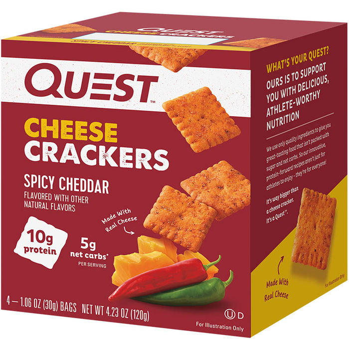 Quest Craquelins Boîte de 4 || Quest Crackers Box of 4