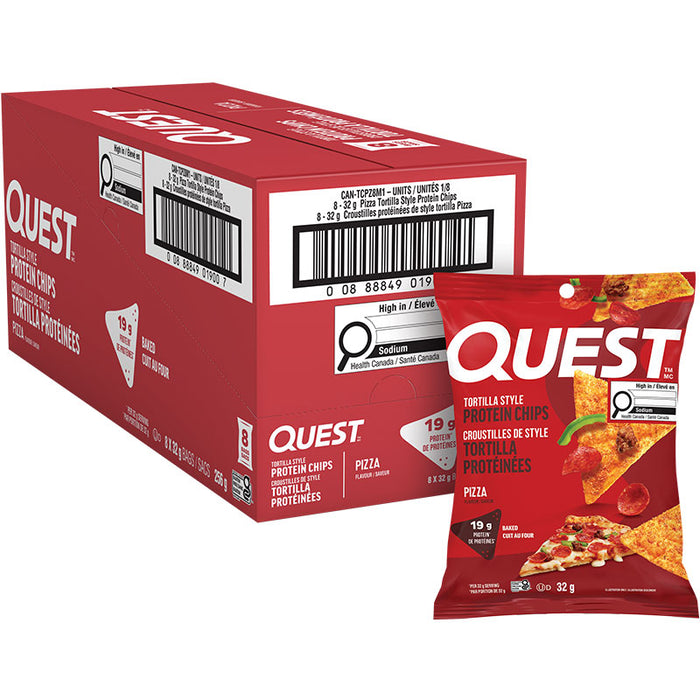 Tortilla Chips Quest Boîte de 8 || Chips Quest Tortilla Box of 8
