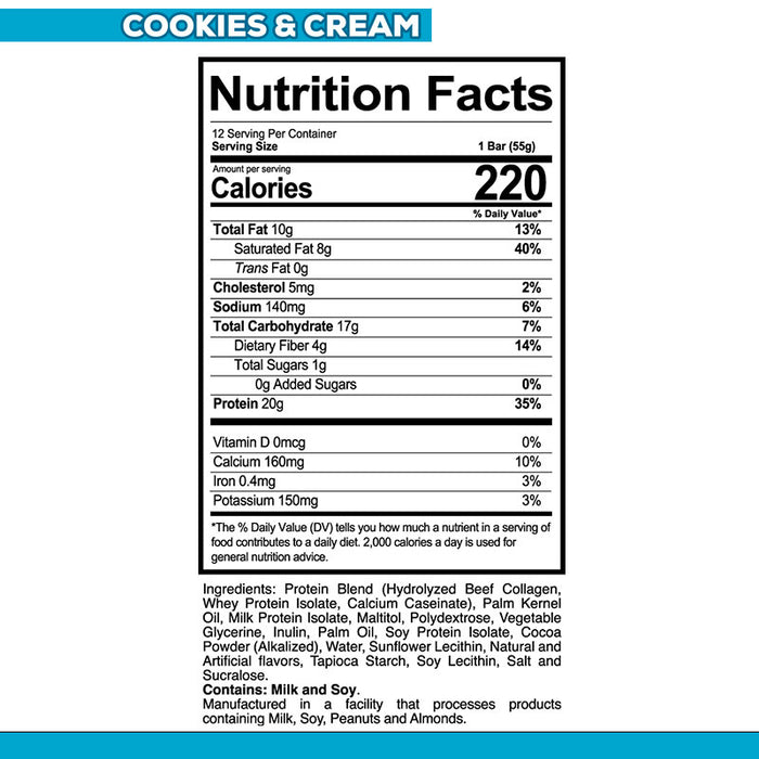 Barres Redcon1 MRE à l'unité (1 barre) || Redcon1 MRE Bar (1 Bar)