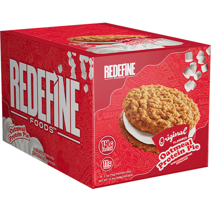 Boîte de Redefine Oatmeal Pie (8) || Box of Redefine Oatmeal Protein Pie (8)