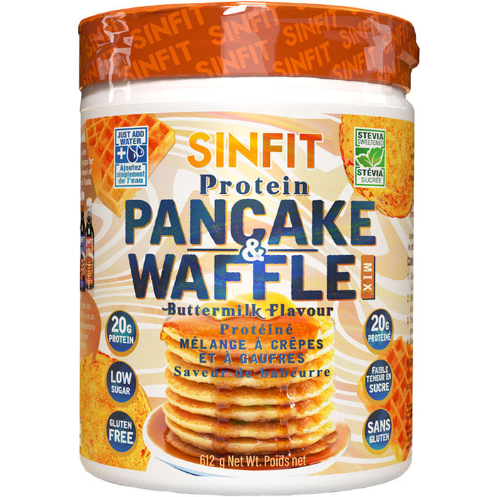 SinFit Mélange à Crêpes et Gauffres 610g ||SinFit Buttermilk Pancake & Waffle Mix 610g