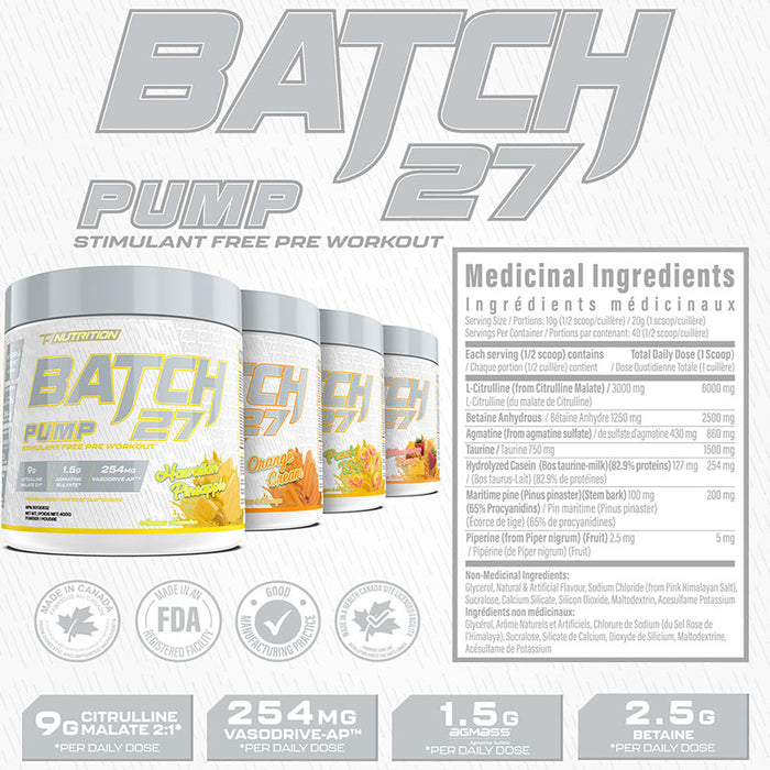 TC Nutrition Batch 27 SF Pump 400g