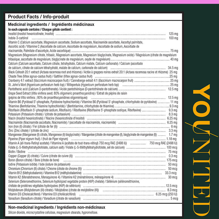 Younited Multi Womens Active 120 caps