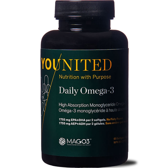 Younited Daily Omega Fish Oil (MagO3) 60 cap