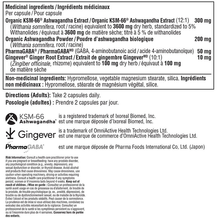 Youtheory Ashwagandha + GABA 60 caps